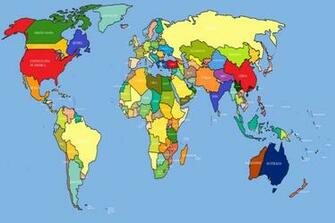 Buy Custom Fashion Home Decoration World Map Wallpaper