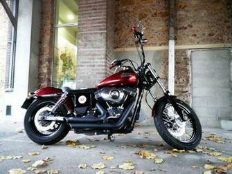 Davidson Street Bob Red Metal Flake By Uzi