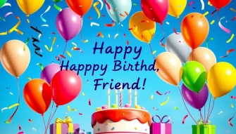 Happy B Day Wallpaper Friend