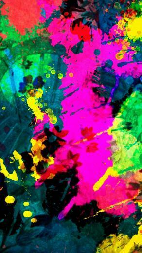 Xiaomi Mi5 HD Colorful Paint Splatter Wallpaper