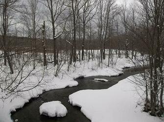 Hiver En Industrie Maine Wallpaper
