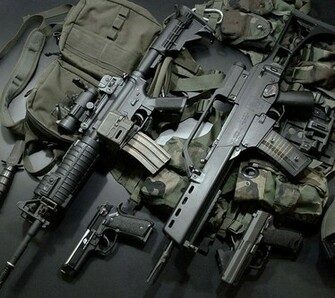 M16 Rifle Telescopic Sight Sighting Telescope Military Weapon Arms