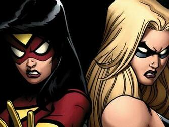 Marvel Comics Ms Spider Woman HD Wallpaper Cartoon Animation