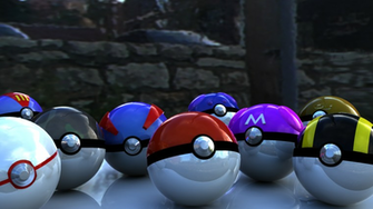 Wallpaper For 3d Pokeball Background