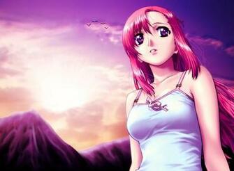 HD Anime Girl Screensaver Background