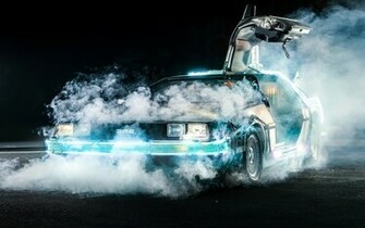 Time Machine Delorean Back To The Future Wallpaper