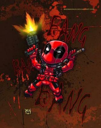 Showing Gallery For Chibi Deadpool Wallpaper