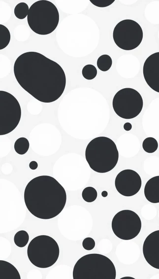 Black And White Spot Wallpaper