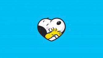 Snoopy Wallpaper 4k Woodstock Love Heart