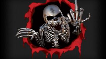 Skeleton Wallpaper Top Background