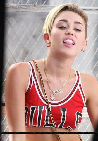 Miley Cyrus Music Video Portraits Full Size