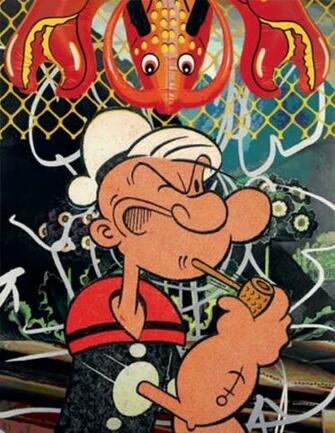 Graffiti Cartoon Characters Popeye