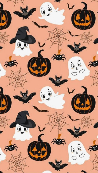 Cute Halloween iPhone Wallpaper