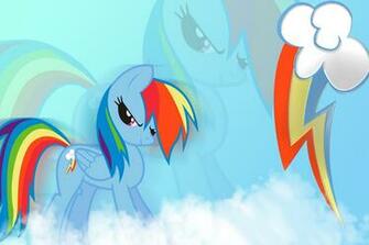 Rainbow Dash In Da Clouds By Spartan19