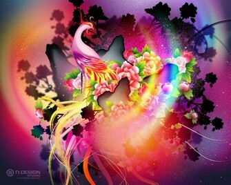 Color Splash Wallpaper