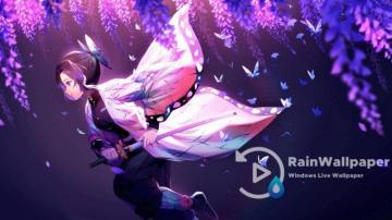 Shinobu Butterflies Run Demon Slayer By Jimking