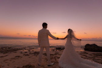 Aesthetic Weddings At Scenic Okinawa Wallpaper