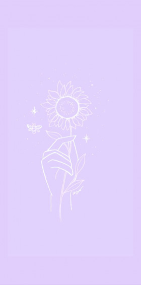 Light Purple Aesthetic Wallpaper