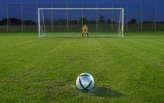 Soccer Player At The Penalty Collection
