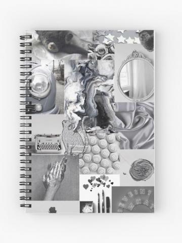 Black And White Aesthetic Collage Instagram Mood Board Theme