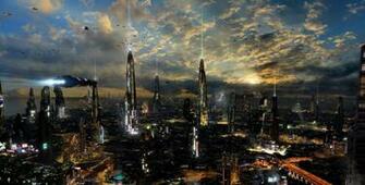Tours Science Fiction Sci Fi Avenir Wallpaper