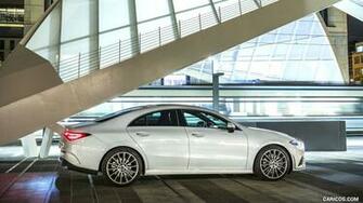Mercedes Benz Cla D Coupe Amg Line Color Digital White