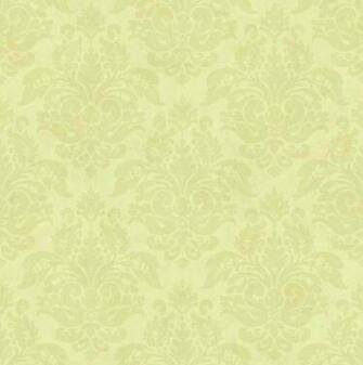 Yellow Green Ckb77722 Peony Damask Wallpaper