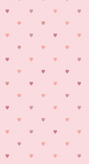 Tiny Pattern Pink Hearts iPhone Wallpaper