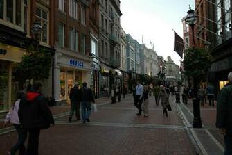Trinity College Dublin Ireland Dub Grafton Street Shops