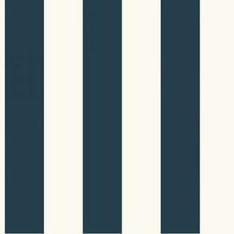 Navy Blue Inch Stripe Wallpaper Wall Sticker Outlet