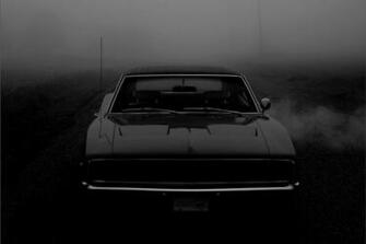 Image Dodge Charger R T Muscle Car Black Front Automobile