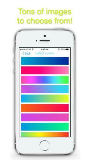 Luma Colored Dock And Status Bar Background For Your Wallpaper