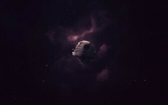Death Star Fantasy Purple Space