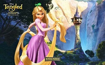 Walt Disney Wallpaper Tangled Characters