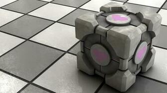 Companion Cube Wallpaper