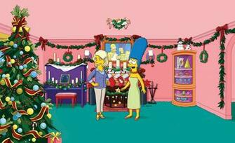 Simpsons Christmas G Wallpaper