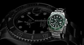 Rolex Green Submariner Desktop Wallpaper