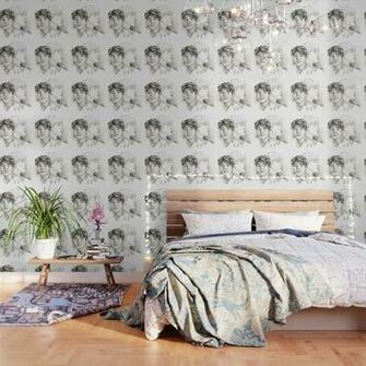 Smirk Wallpaper By Drawpassionn Society6
