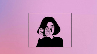 Aesthetic Pink Desktop Wallpaper