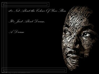 Jr Negro African American Civil Rights Political Poster Wallpaper