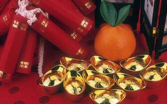 Happy Chinese New Years Decoration Wallpaper With