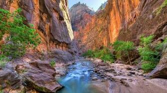 National Park HD Wallpaper Zion For Desktop