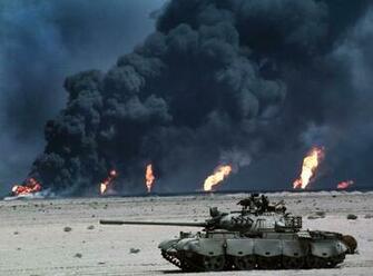 Desert Oil Storm Tanks Wallpaper
