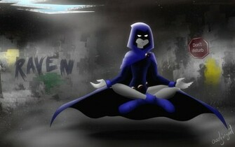 Teen Titans Wallpaper Raven By Wood3nh3art