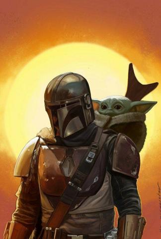 Din Djarin On Star Wars Pictures Background