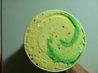 Mardi Gras King Cake Ice Cream By Nightshade1002