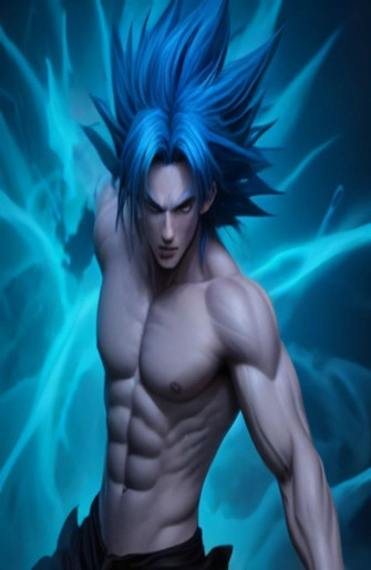 Blue Gogeta Wallpaper