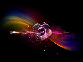 Wallpaper Best Size 3d Graphichs Broken Heart