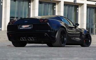 Black Edition Corvette Z06 Widescreen Exotic Car Photo Of