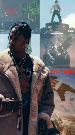 Here S A Collage Of Travis Scott Albums I Created Wallpaper